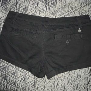 Black Volvom shorts
